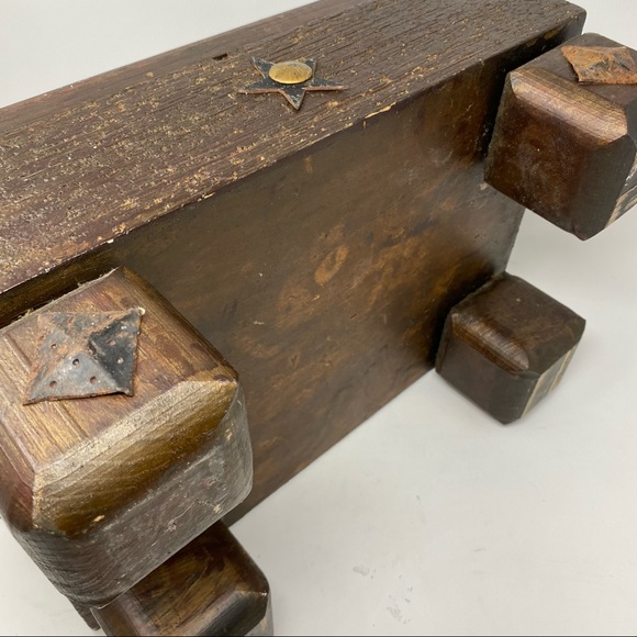 Potpourri Vintage Big Wooden Carved Box 16”x12”x8” - Picture 12 of 12